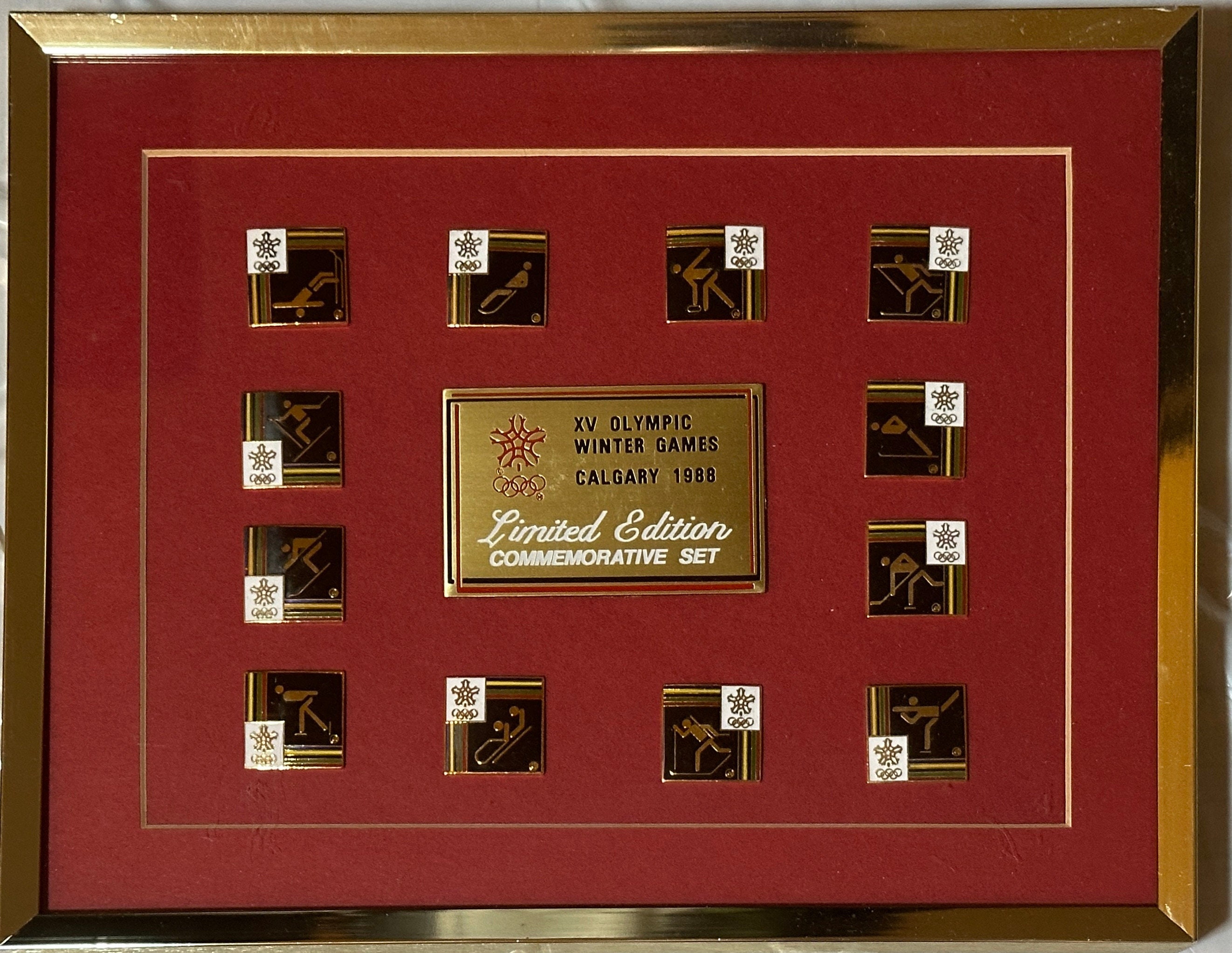 1988 CALGARY PARTINAGE ARTISTIQUE PINS D'ORIGINE COA 1979