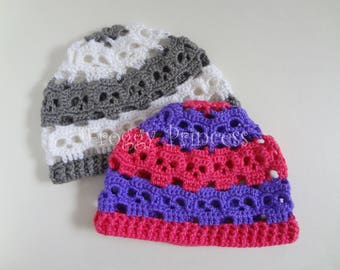 Skull Hat Crochet Skulls Beanie Made to Order Gifts for Her Ladies Teens