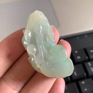 FengShui Luck Ice Green Jade Pi xiu Pendant Necklace Jewelry Gift Certificate Burmese Natural Jadeite Gems For Men