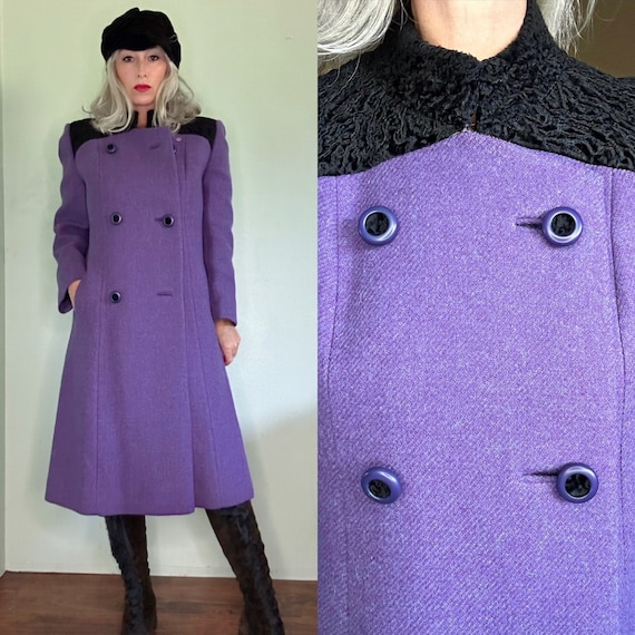 1950s Coat Peck and Peck fifth avenue Mod day coa… - image 1