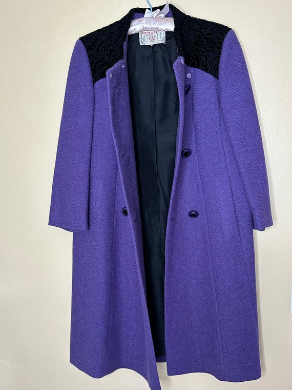 1950s Coat Peck and Peck fifth avenue Mod day coa… - image 7