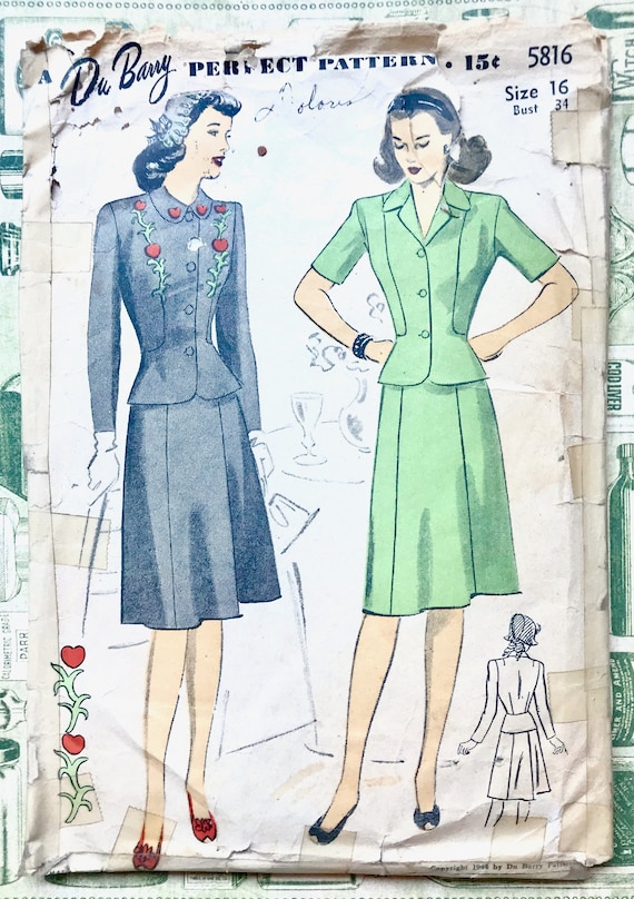 1940s women's clothing