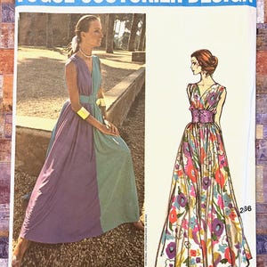Vintage Pucci damesavond- of cocktailjurk naaipatroon - Vogue 2536 - maat 12 (buste 34) - ongesneden, FF - Couturier Design - Designer