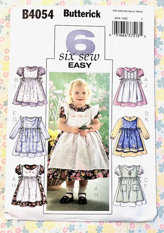 Couture Robe Chasuble Robe Simple Fille Patron De Couture Robe