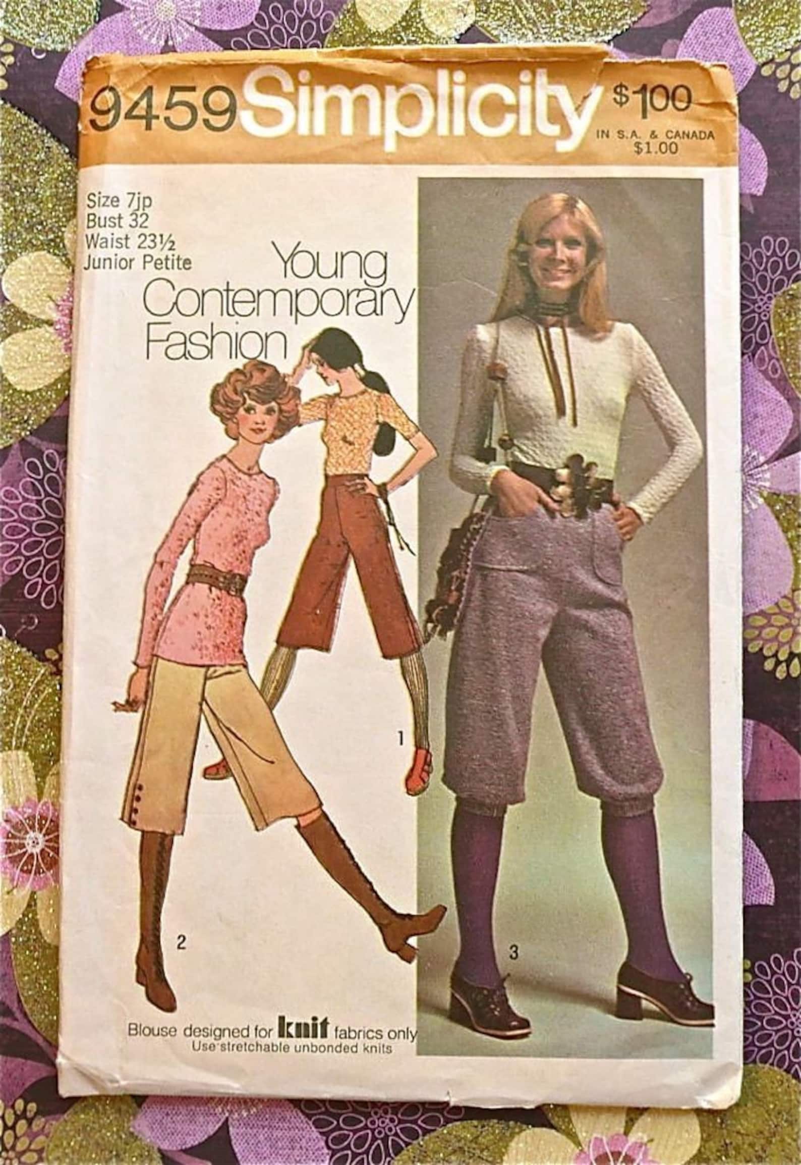 Capris or Pedal Pushers? Pants Vocabulary from 1971