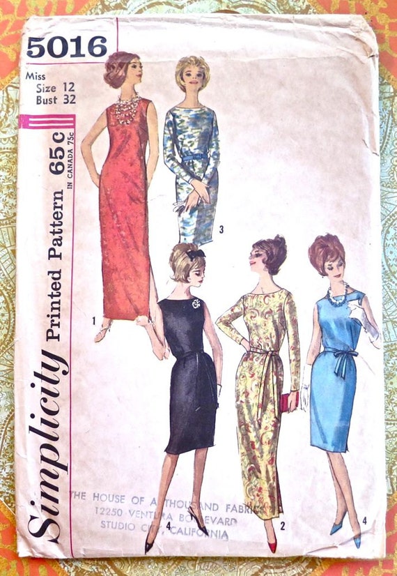 1960s sheath dress