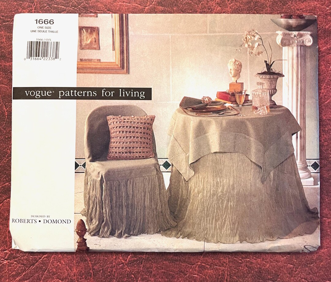 Roberts Pattern Vintage Roberts Domond Pattern for Topper, Tablecloth, Napkins ...