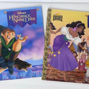 Set of 2 Hunchback of Notre Dame paperback books 1996
