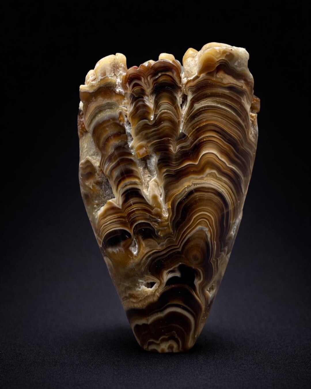 Stalite Rocks Calcite Stalactite Stalagmite – Rare Double-sided Polished Specimen ...