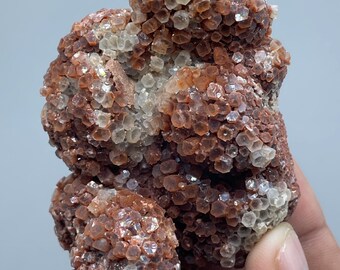 Multicolored Aragonite in Perfect Condition – Timhdit, Ifrane Province, Fes-Meknes Morocco – Rare Moroccan Mineral Specimen