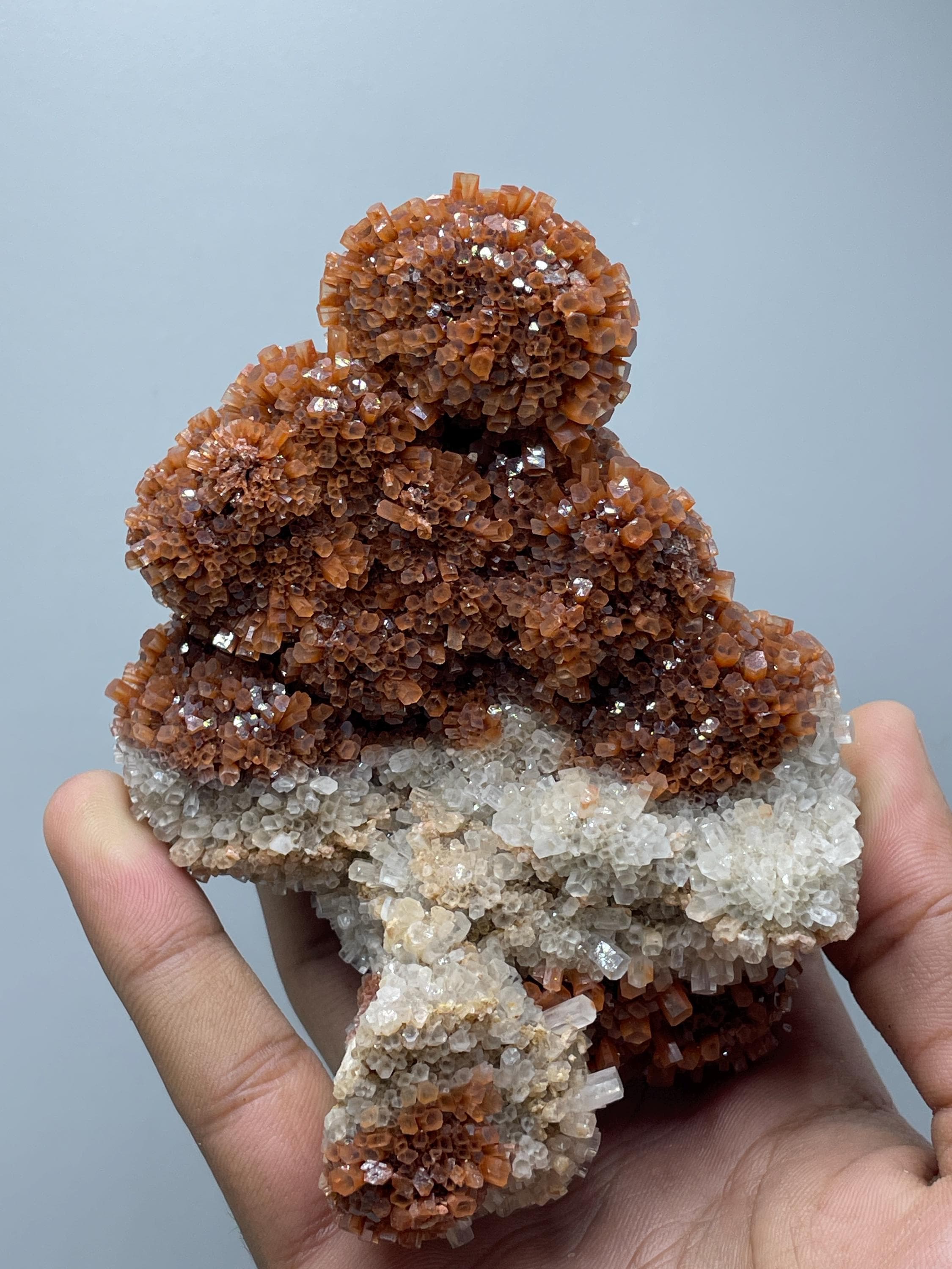 High-Quality Multicolored Aragonite from Timhdit, Morocco – Perfect Natural Specimen, Mineral specimen, Unique Multicolored