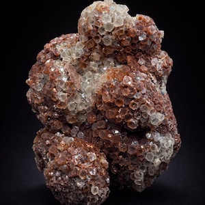 Multicoloured Aragonite Crystal, Mineral specimen, from Timhdit, Ifrane Province, Fes-Meknes Morocco, Mineral collector.