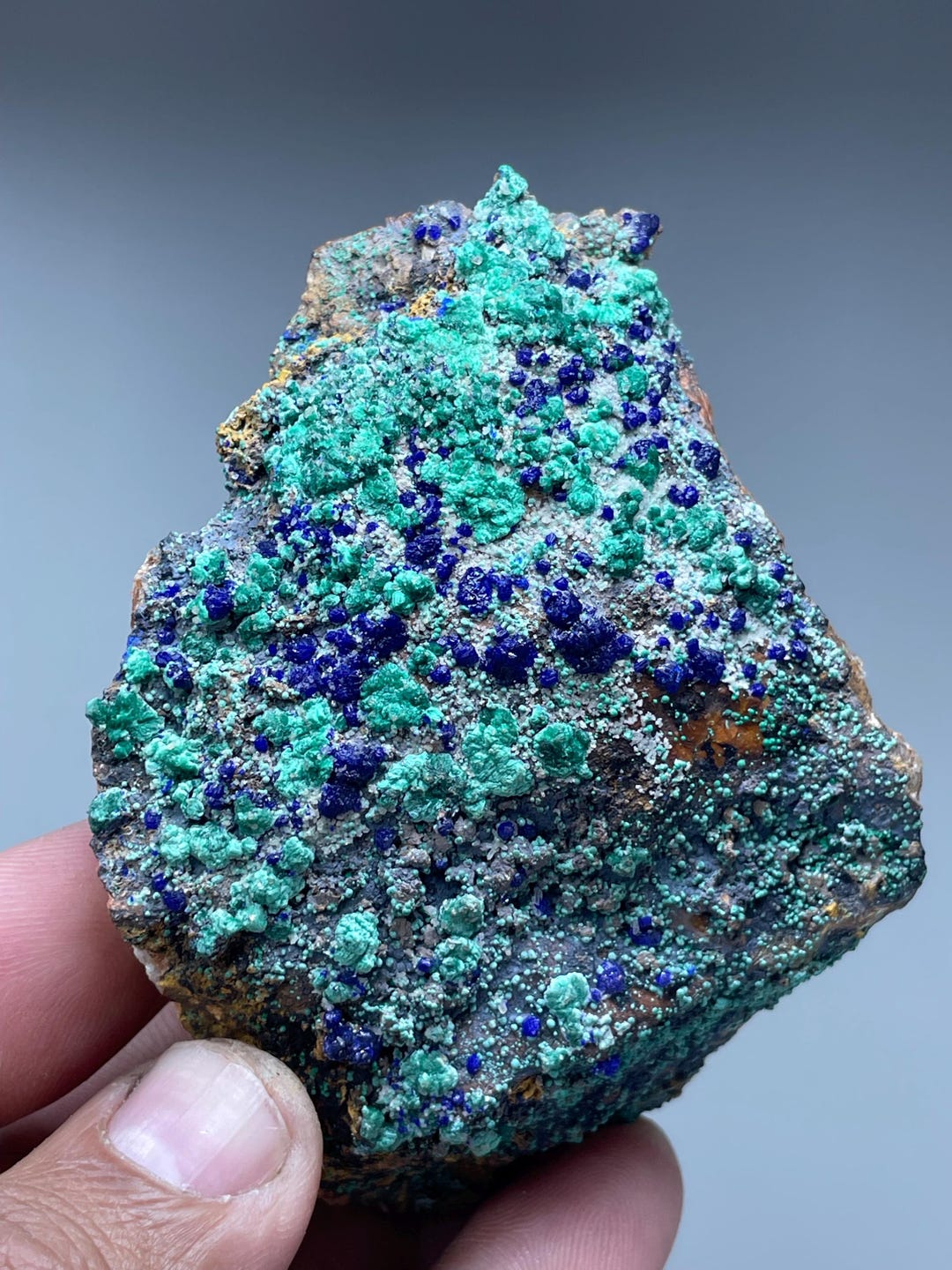 Beautiful Azurite With Malachite, Natural Gemstone Display for Healing ...