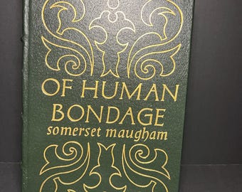 De la esclavitud humana: de W. Somerset Maugham. Famosa edición limitada en cuero genuino, Easton Press, 1938, en excelente estado.