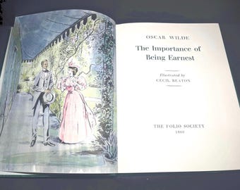 La importancia de ser Ernesto - Oscar Wilde 1960 Folio Society