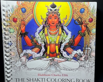 El libro para colorear Shakti - Ekabhumi Charles Ellik Diosas, mandalas y el poder de la geometría sagrada