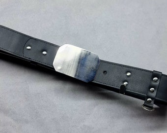 Custom Leather ROTJ Luke Skywalker Costume Belt with Saber Clip