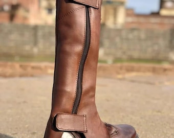 Boba Fett Inspired Leather Boot Covers - Mandalorian Cosplay Costume