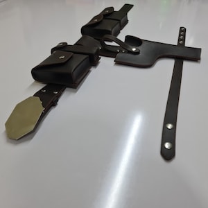 Star Wars Costume DL-44 Bespin Luke Skywalker ESB Holster, Belt & Pouches Rig - Meets 501st CRL, Rebel Legion - Jedi Knight Maste