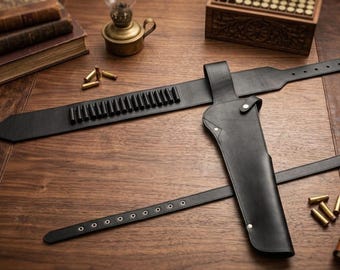 ROSSI RANCH leather scabbard holster, leg holster for shot gun