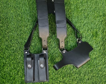 コスプレ　バイオハザードRE:4 レオン用ホルスター 本革製レオン・ケネディホルスター：バイオハザード RE4 コルト1911