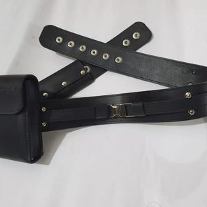 Jedi Cosplay Belt: Brown Pleather Star Wars Costume Belt