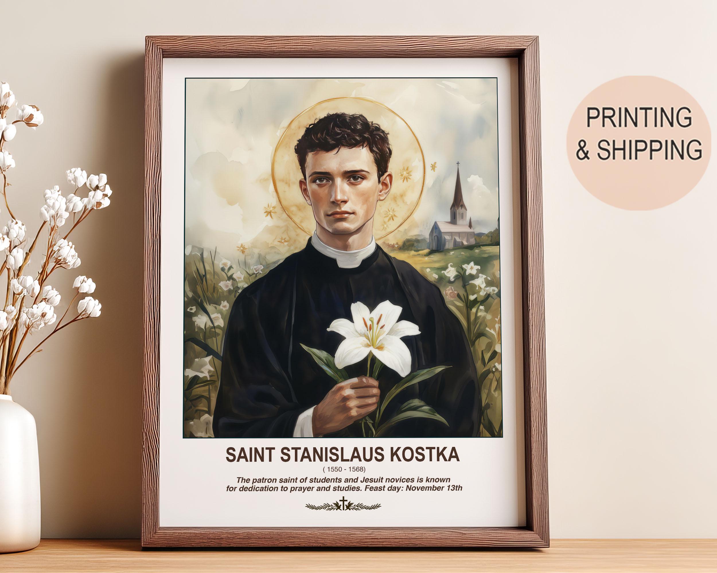 St. Stanislaus Kostka | Polish Catholic Wall Decor | Unique Christian ...