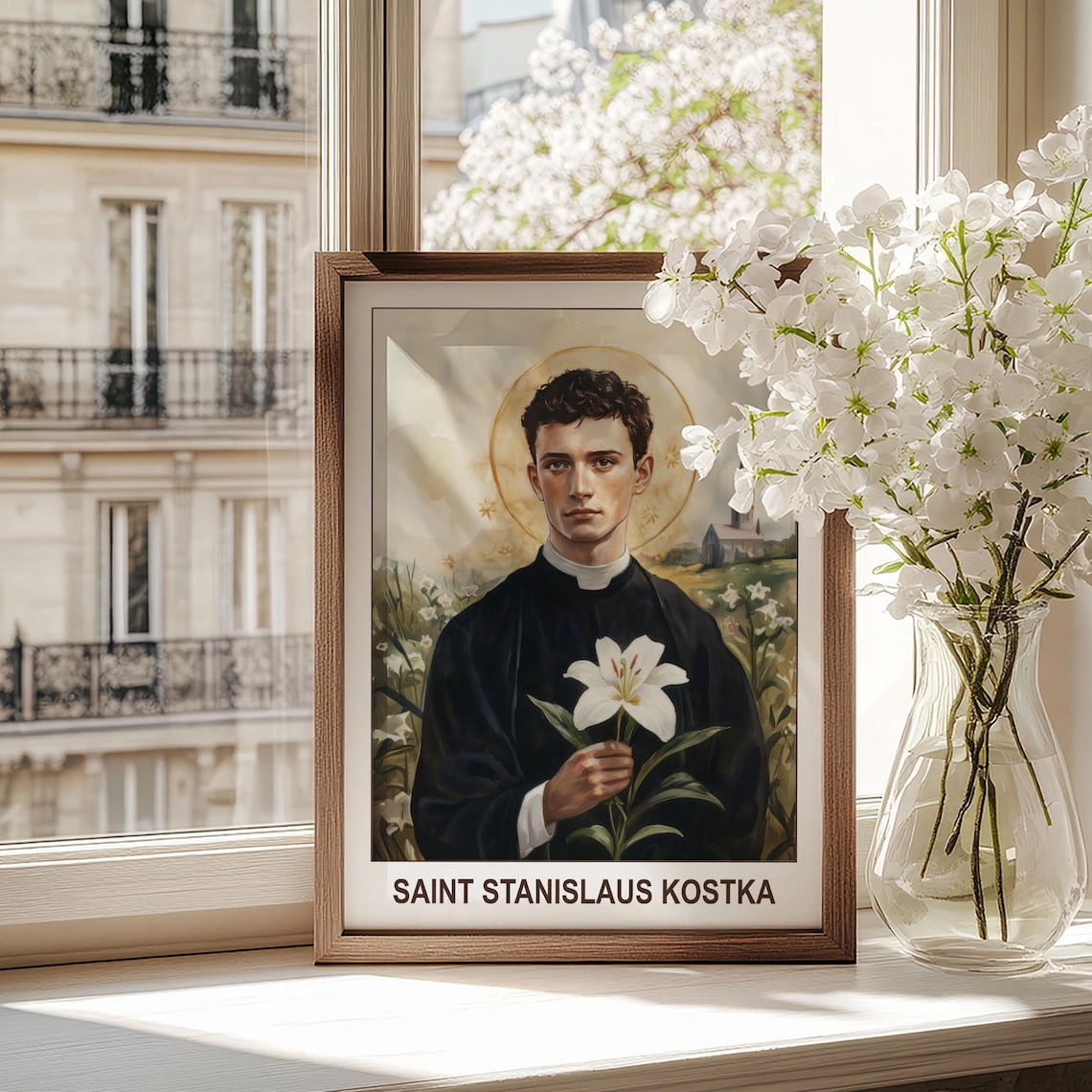 St. Stanislaus Kostka | Polish Catholic Wall Decor | Unique Christian ...