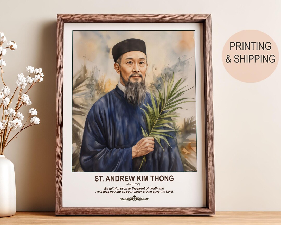Saint Andrew Kim Thong Icon | Patron Saint of Korea and Martyr ...