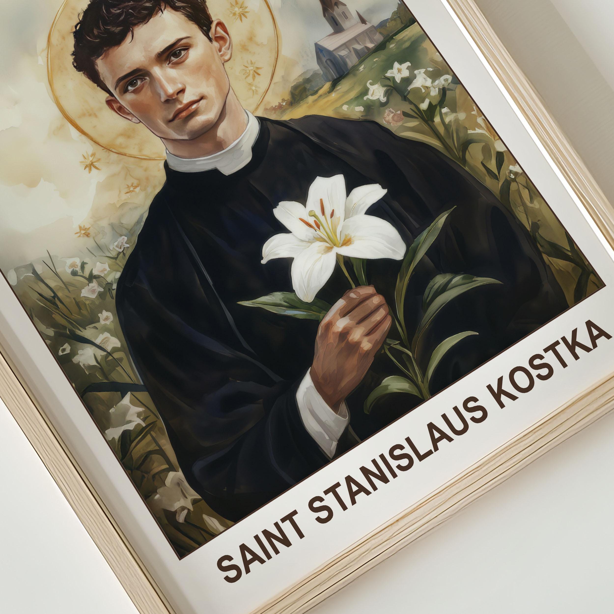 St. Stanislaus Kostka | Polish Catholic Wall Decor | Unique Christian ...