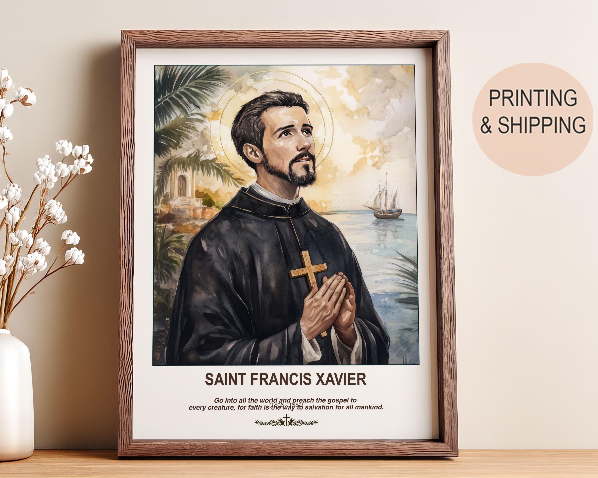 Portrait of St. Francis Xavier | Catholic Wall Art Print | God's Gift ...