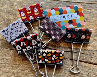 Binder Clips - Mouse Mix | School Supplies | Journal | Clip | Office | Coworker Gift | Organize