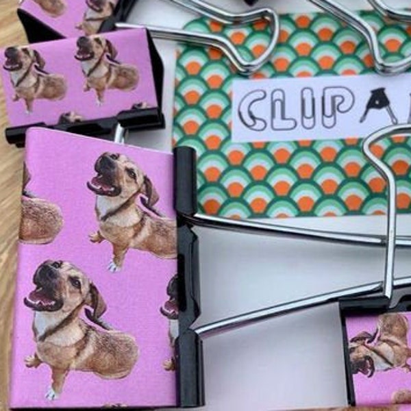 Custom Binder Clips Etsy