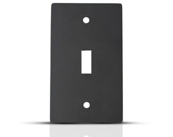 Toggle Light Switch Black Brass Wall Plate for Home Lighting - Etsy