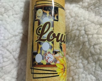 Louisiana Tumbler, 20 oz Stainless Steel Travel Mug