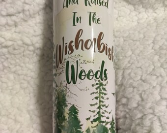 Wishabish Woods Tumbler, 20 oz Insulated Travel Mug