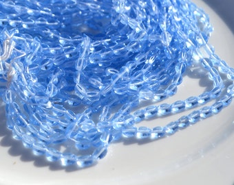 Light Sapphire Blue Tiny Pinch Beads  50