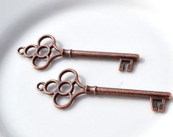 Copper Key Pendant  2