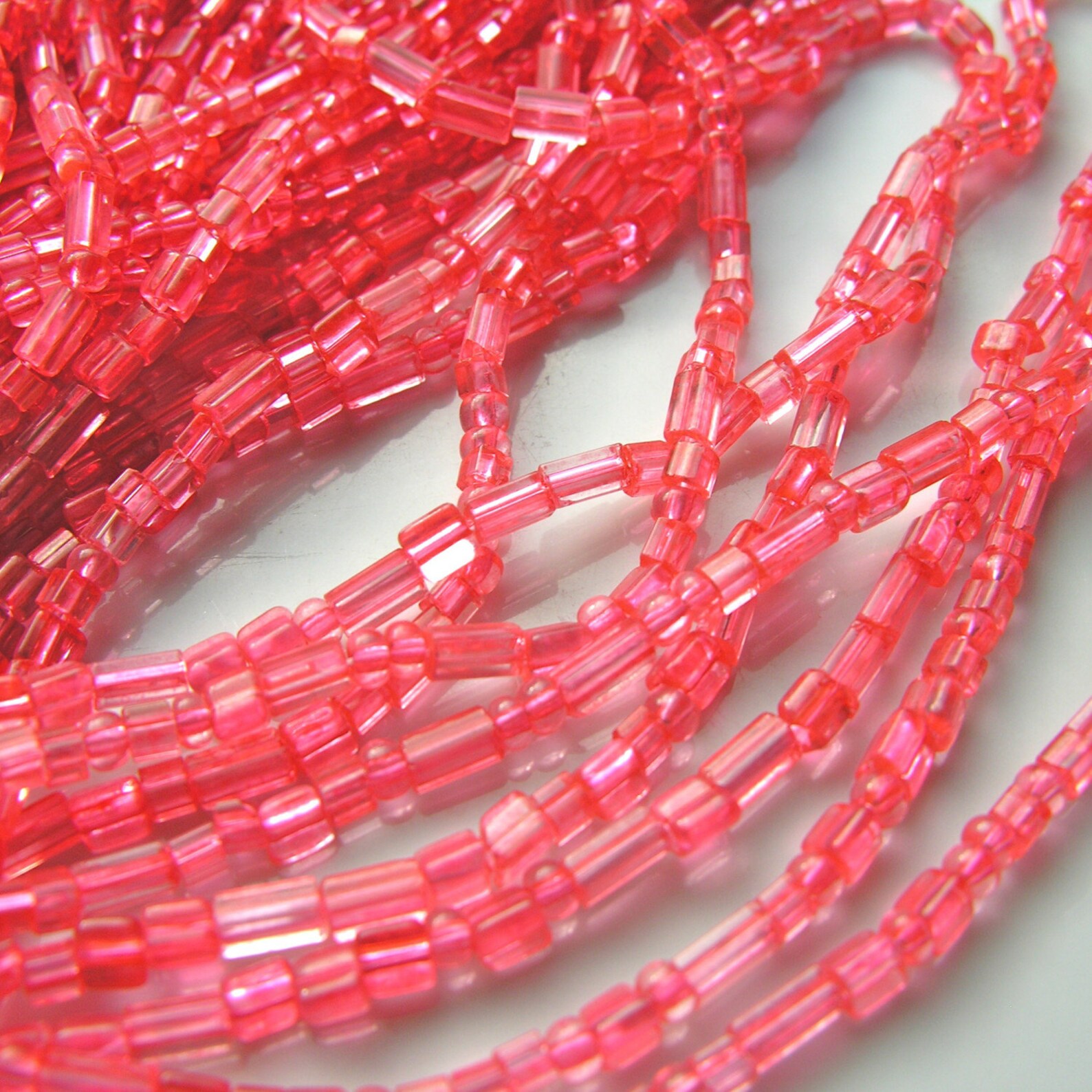 Coral Pink Seed Bead Variety Pack Etsy
