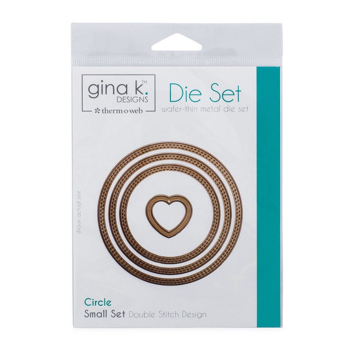 Double jeu petit cercle cousu Dies Gina K Designs Therm-o-web Double Gina jeu petit cercle cousu Dies Gina Double K Designs Therm-o-web 0f03a6
