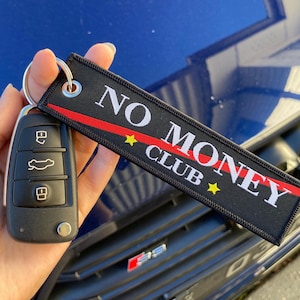 No Money Club - JDM Jet Tag KEYCHAIN