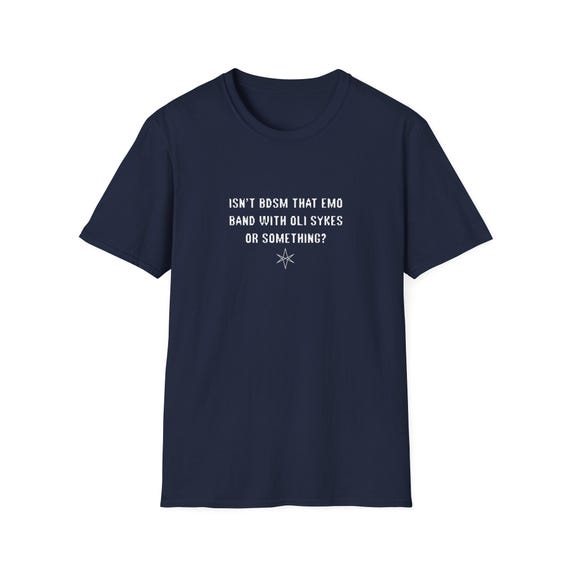 Bring Me the Horizon Funny Fan Made Tshirt - BDSM = BMTH?? - Etsy