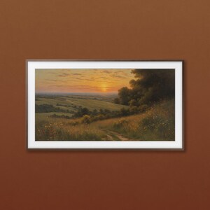 Rolling Hills at Days End, Impressão digital, Frame TV Art
