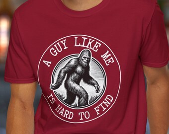 A Guy Like Me Sasquatch T-Shirt | Bigfoot Vintage Circle Design