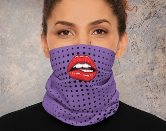 Women's Lightweight Neck Gaiter for Motorbiking, Dust Protection, UV Protection, Dual Sport ADV Rider Gift, Neck Warmer, Balaclava, Face