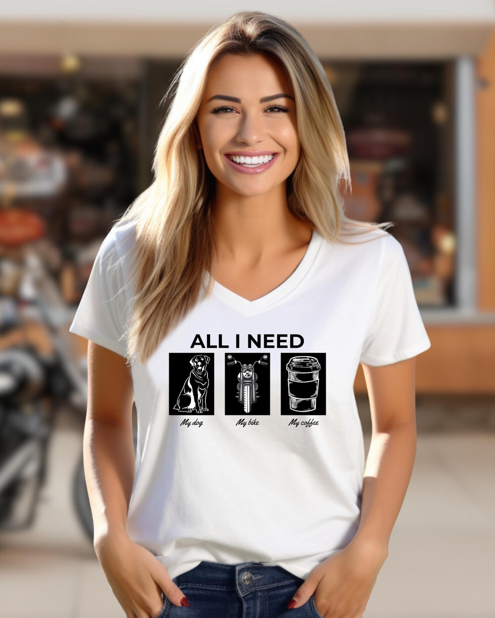 Women's Motorcycle Shirt for Biker Babe Gift for Female Motorcycle ...