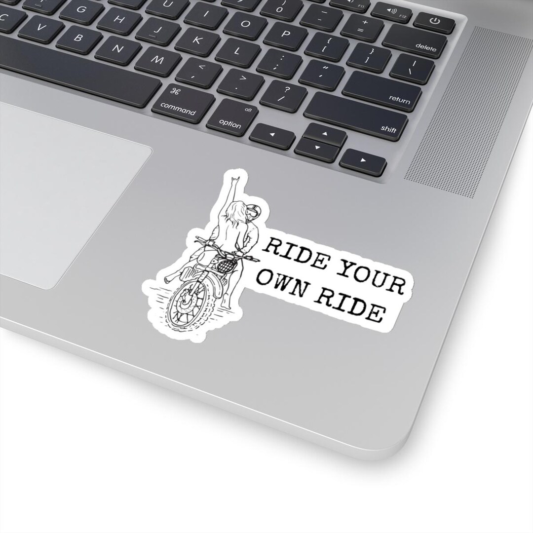 Motorcycle Sticker Sexy Ride Your Own Ride Decal for Funny Biker Laptop ...