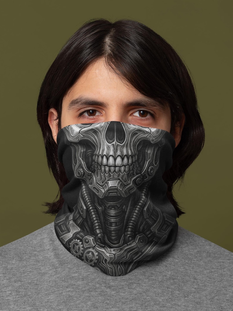 Bionic Skeleton Motorsport Neck Gaiter for Adventure Dual Sport Rider ...