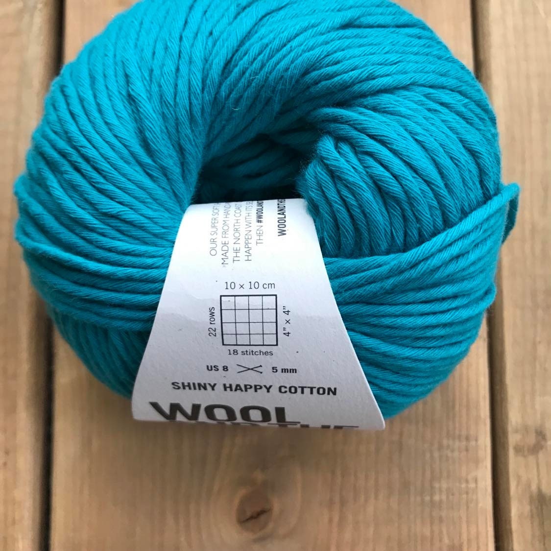 Wool and the Gang Shiny Happy Cotton 179 Turquoise Waters – Wool and Company