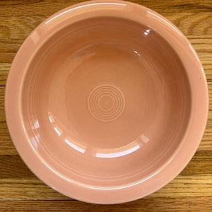 Vintage Apricot Fiesta (Fiestaware) 8.25 inch Serving Bowl